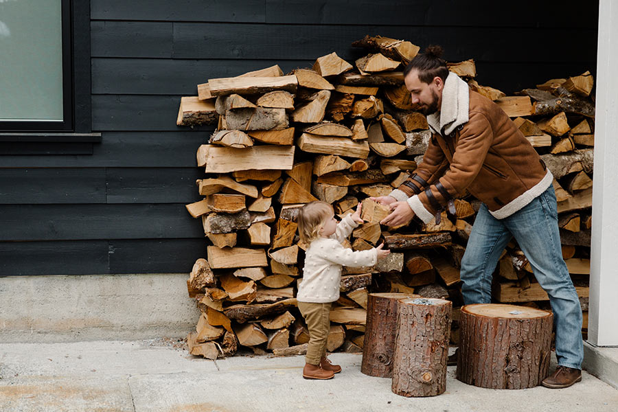 Construire un support pour bois de chauffage